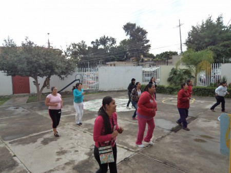Divertida clase de activación física